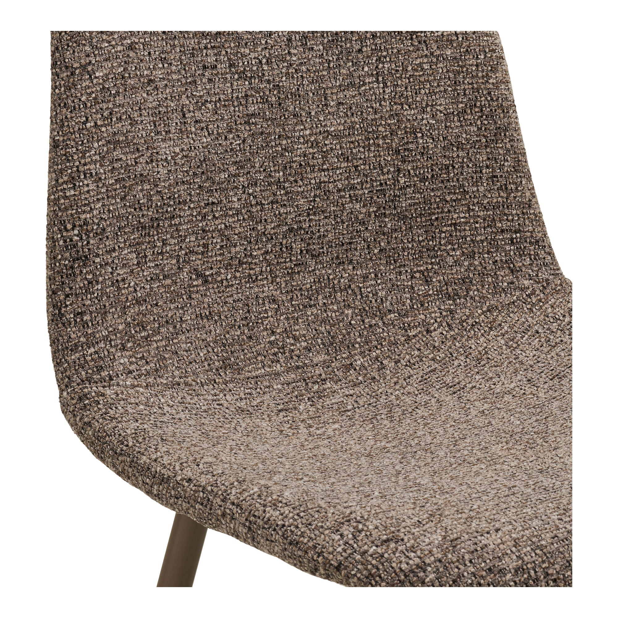 Chaise de salle à manger, marron clair, pieds marron clair