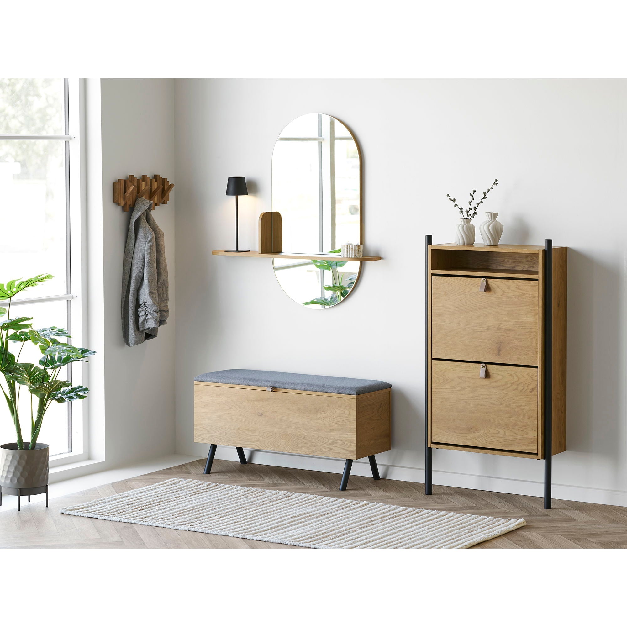 Barco Mirror with Shelf