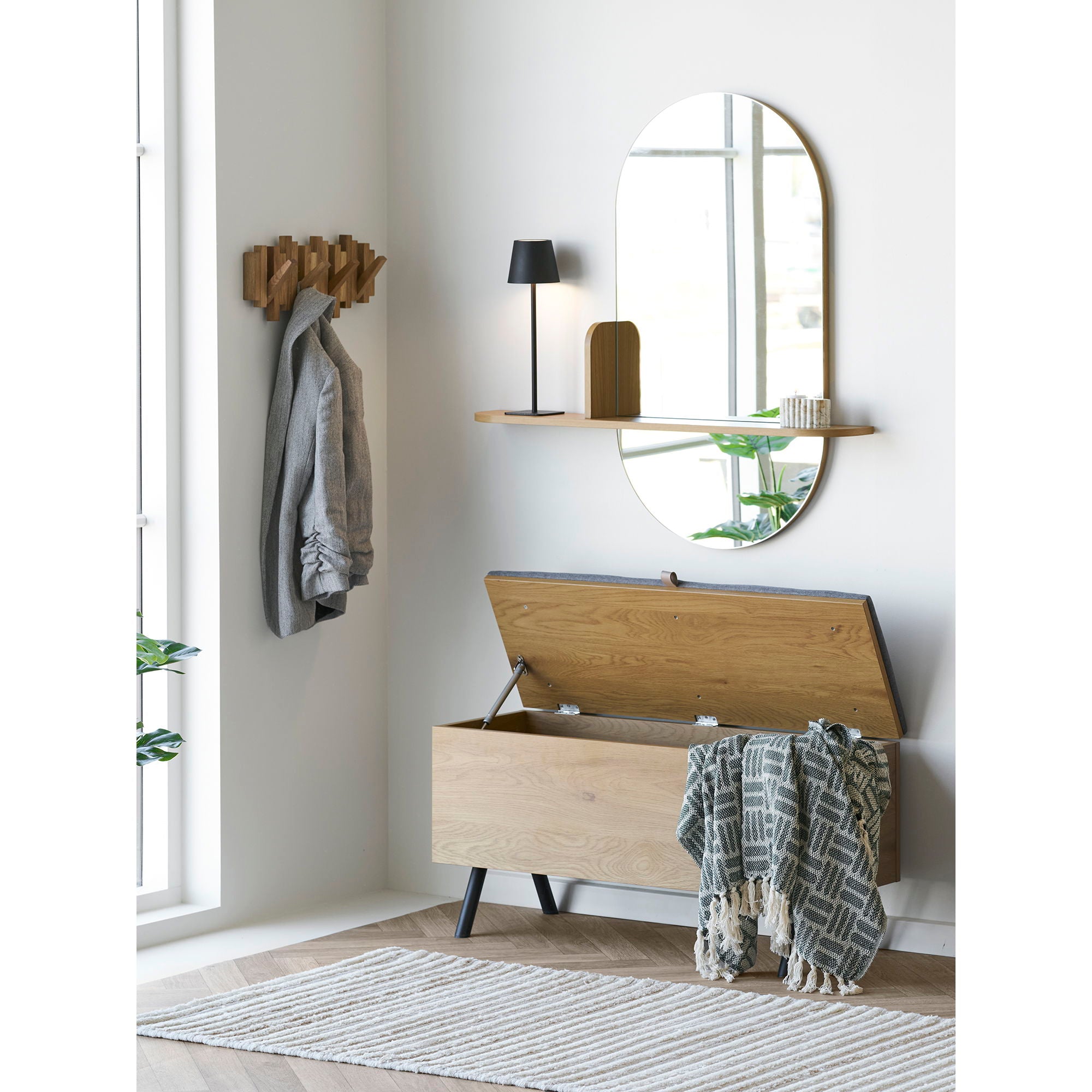Barco Mirror with Shelf